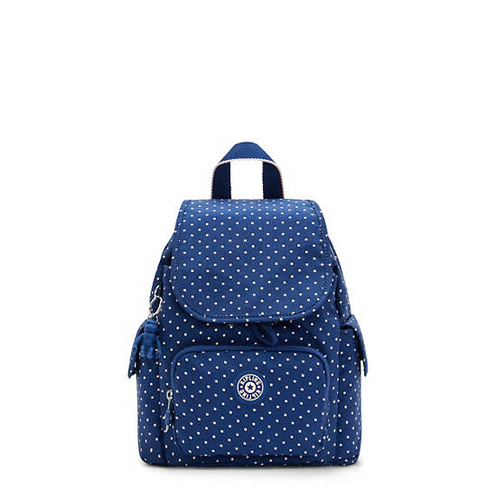 Mochilas Kipling City Pack Mini Printed Azules | MX 1496PJ